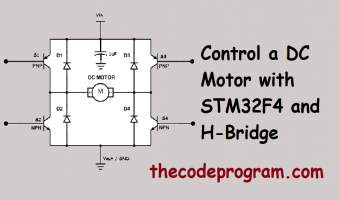 Control a DC Motor with STM32F4 and H-Bridge