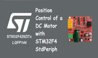 Position Control of DC Motor with STM32F4 StdPeriph