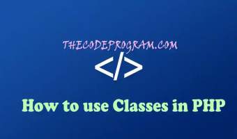 How to use Classes in PHP