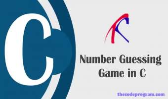 Number Guessing Game in C