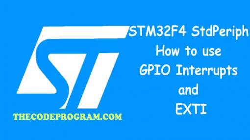 STM32F4 StdPeriph: How to use GPIO Interrupts and EXTI