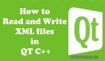 How to Read and Write XML files in QT C++