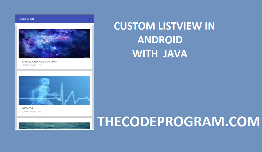 Custom ListView Item in Java Android