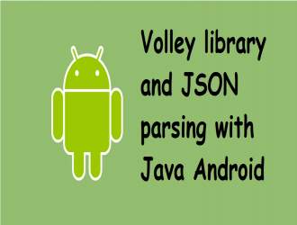 Volley library and JSON parsing with Java Android 