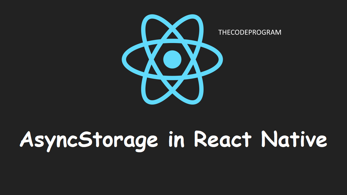 AsyncStorage in React Native