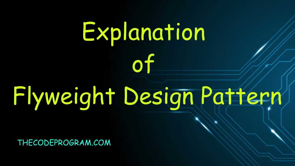 Explanation of Flyweight Design Pattern