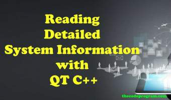 Reading Detailed System Information with QT C++