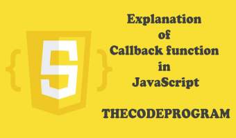 Explanation of Callback function in JavaScript