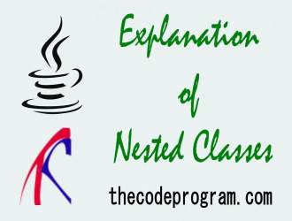 Explanation of Nested Classes in Java