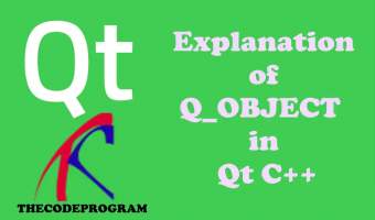 Explanation of Q_OBJECT macro in Qt C++