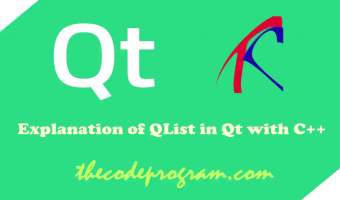 Explanation of QList in Qt with C++