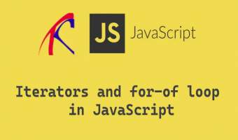 Iterators and for-of loop in JavaScript